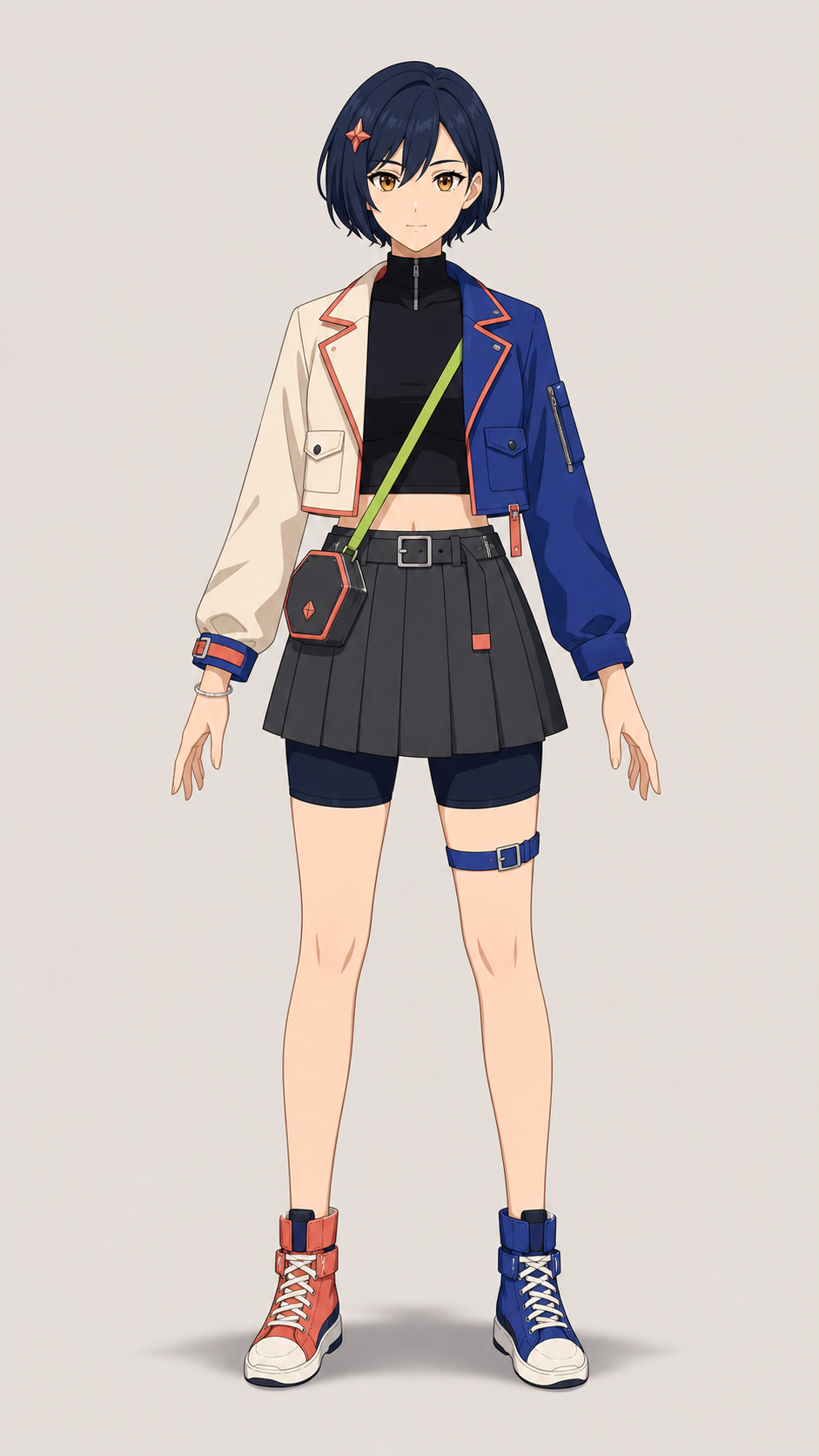 Original anime-style character image used as the benchmark input